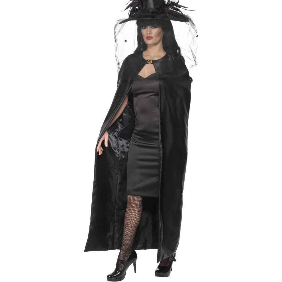 Smiffy's Womens/Ladies Deluxe Witch Cape Not,Specified