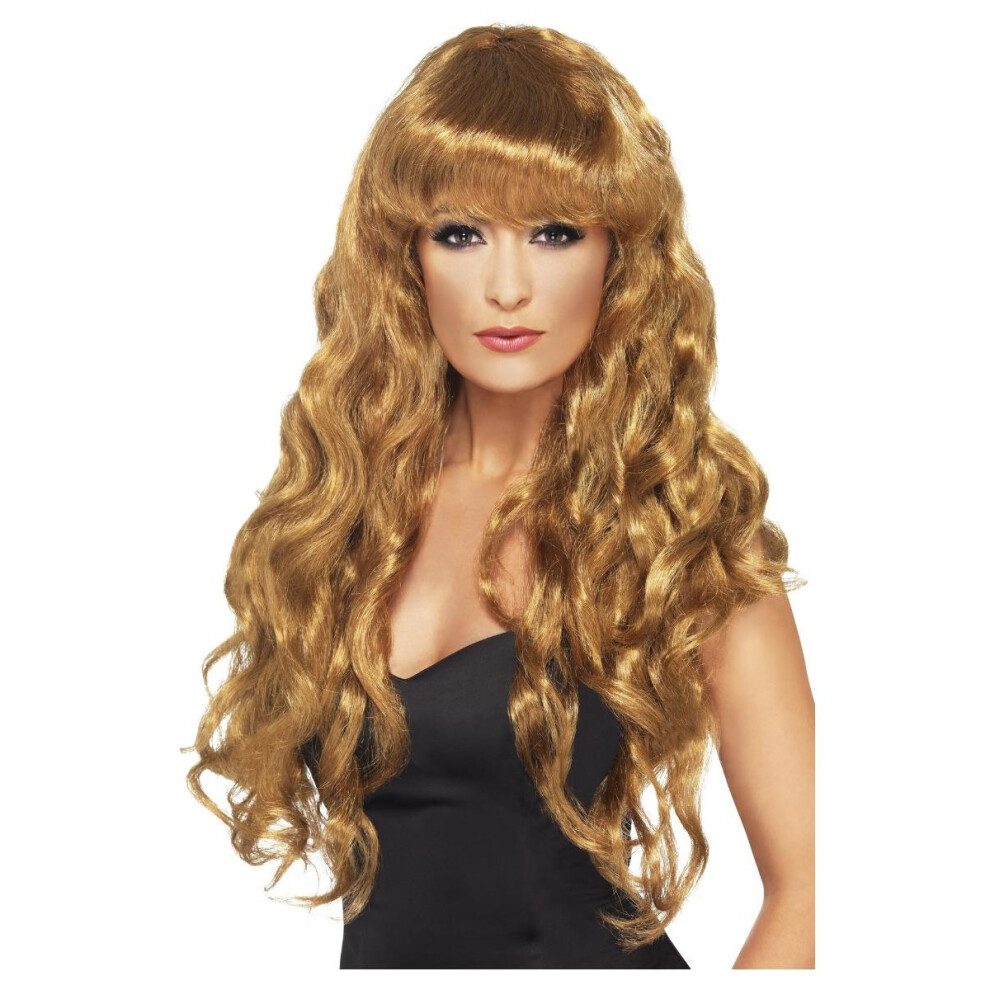 Smiffys (One ) Womens/Ladies Siren Wig Unisex Brown Size 36