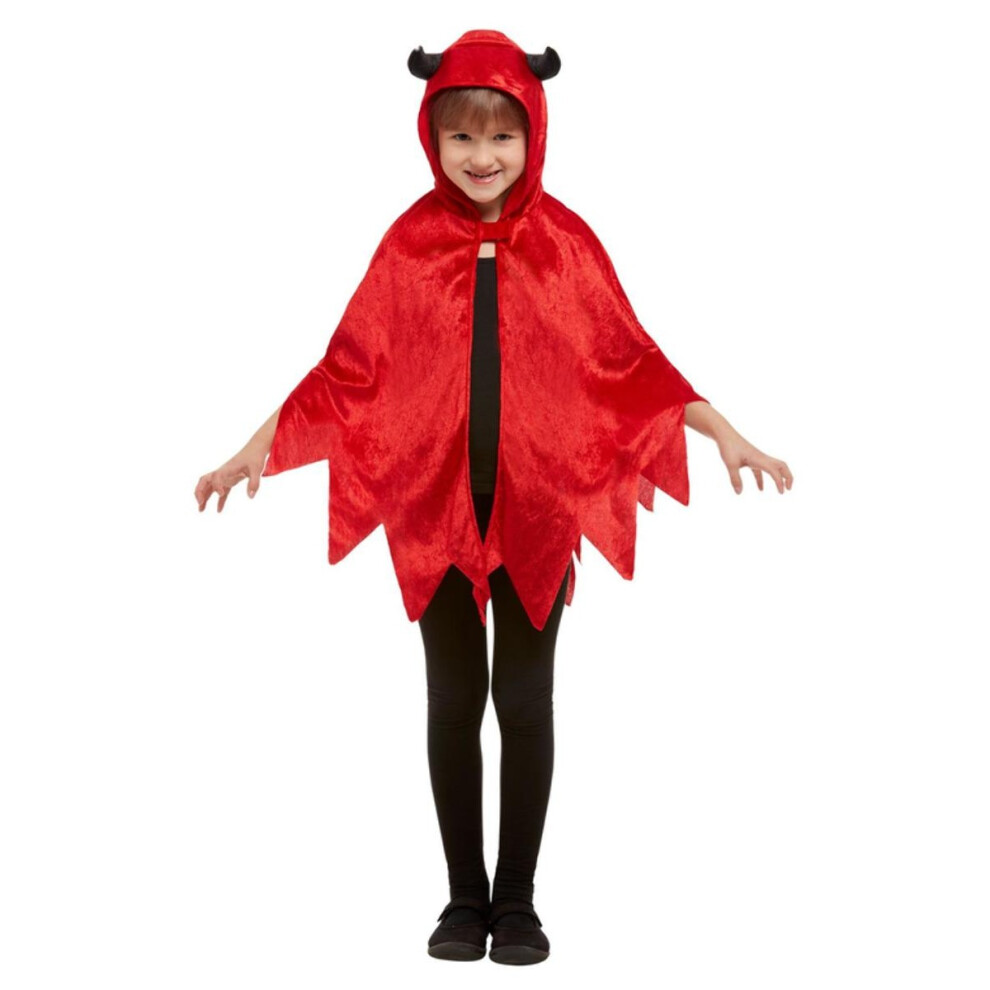 Smiffys Childrens/Kids Devil Hooded Cape