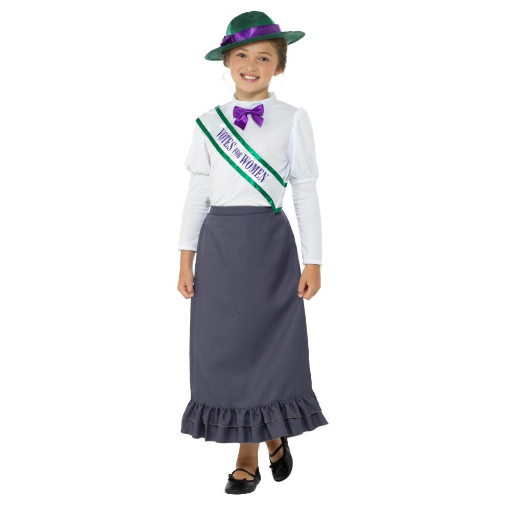 Smiffys Girls Victorian Suffragette Costume Set