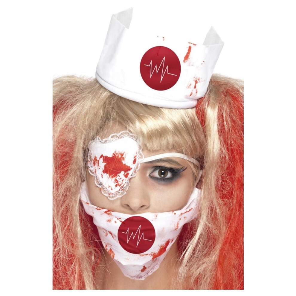 Smiffys Womens/Ladies Bloody Nurse Costume Accessory Set