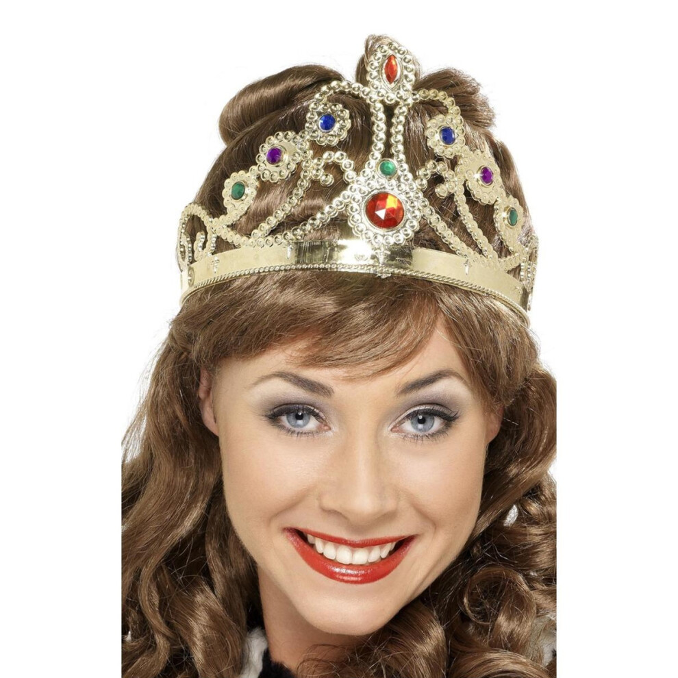 Smiffys Womens/Ladies Queen's Jewelled Crown