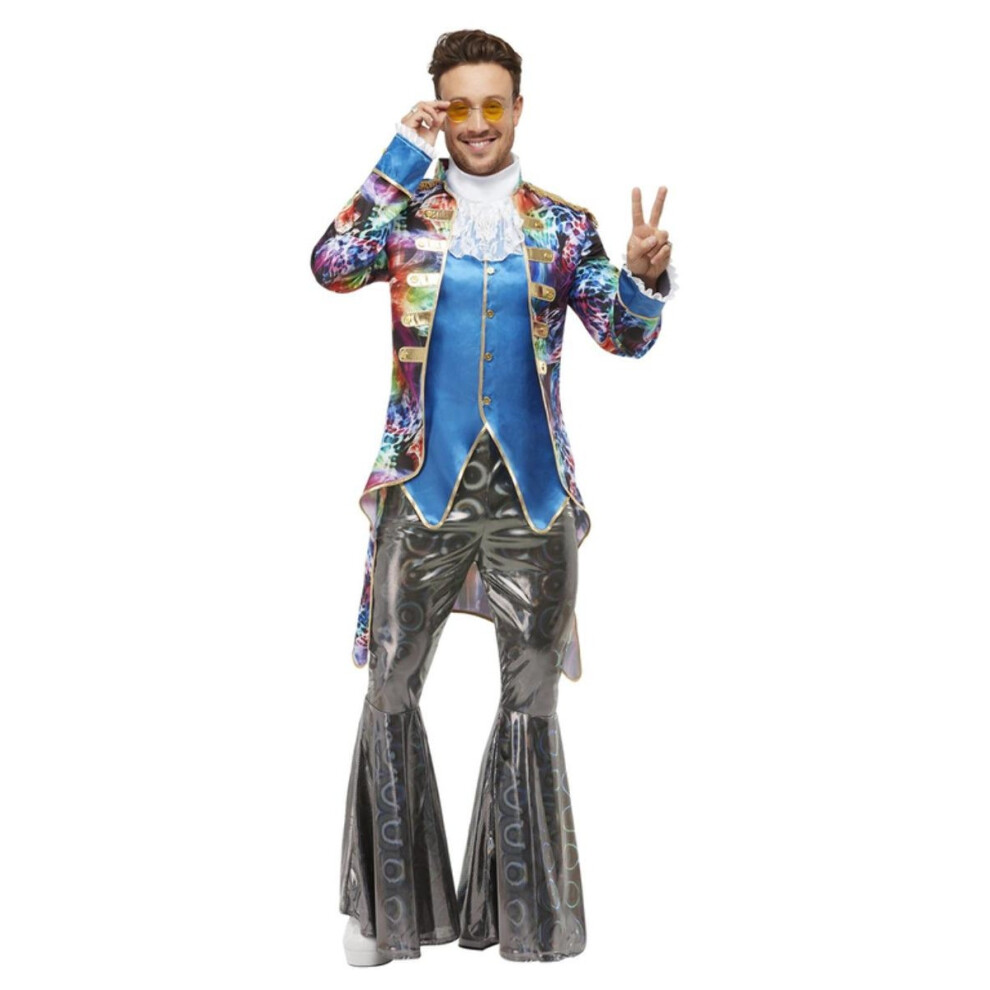 (XL, Multicoloured) Smiffys Mens Fiesta Costume Jacket