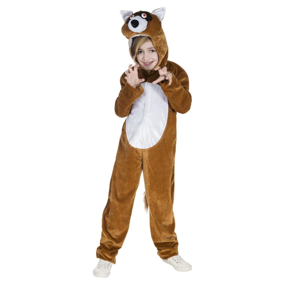 (10-12 Years, Brown/White) Smiffys Childrens/Kids Fox Costume