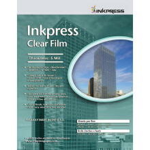 Inkpress Clear Film 5 mil. Polyester Inkjet Film 8.5x11"" 20 Sheets