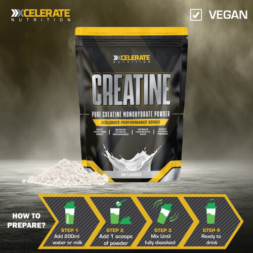 XCelerate Nutrition Creatine Monohydrate 1kg Unflavoured
