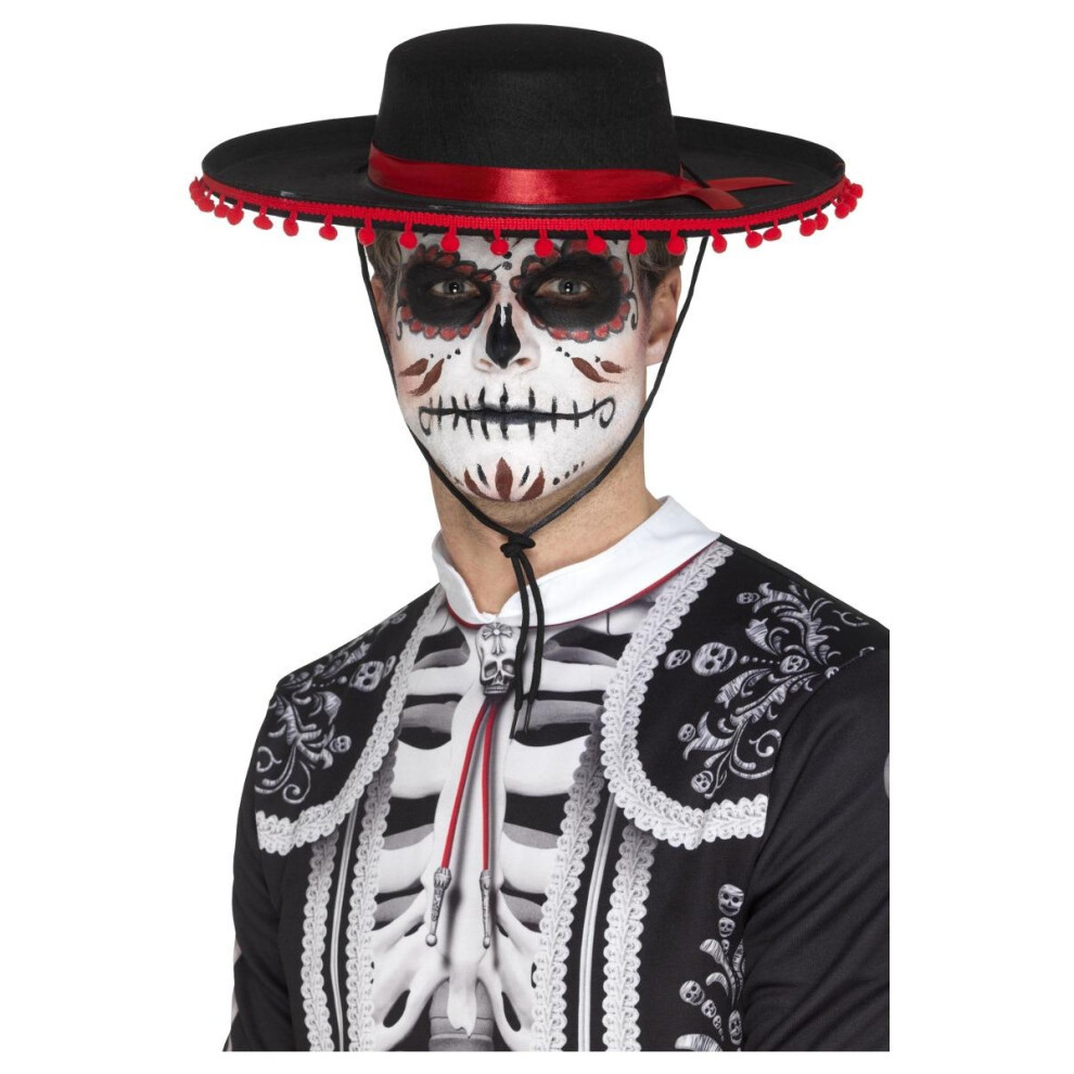 Smiffys Mens Senor Day Of The Dead Costume Hat