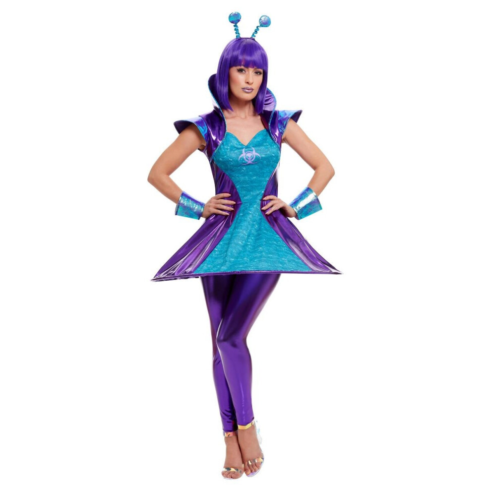 Smiffys Womens/Ladies Alien Costume Set