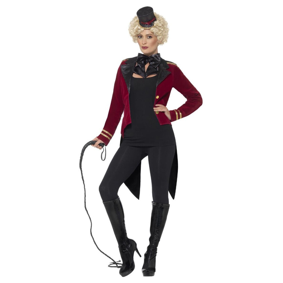 Smiffy's (S, Red/Black) Womens/Ladies Ringmaster Costume Set Black