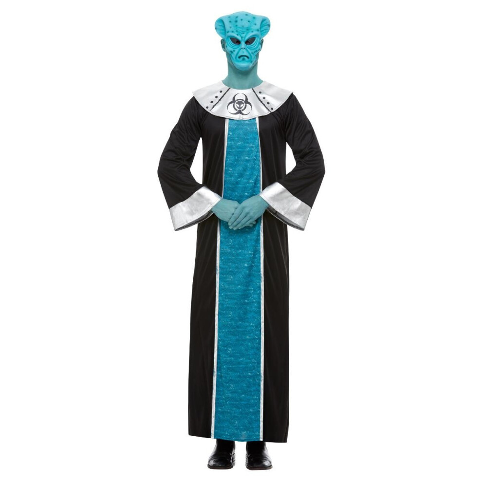 (XL, Blue) Smiffys Unisex Adult Alien Lord Costume