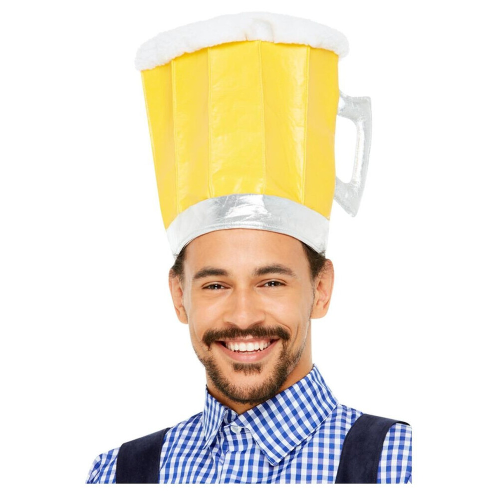 Smiffys Unisex Adult Beer Mug Costume Hat