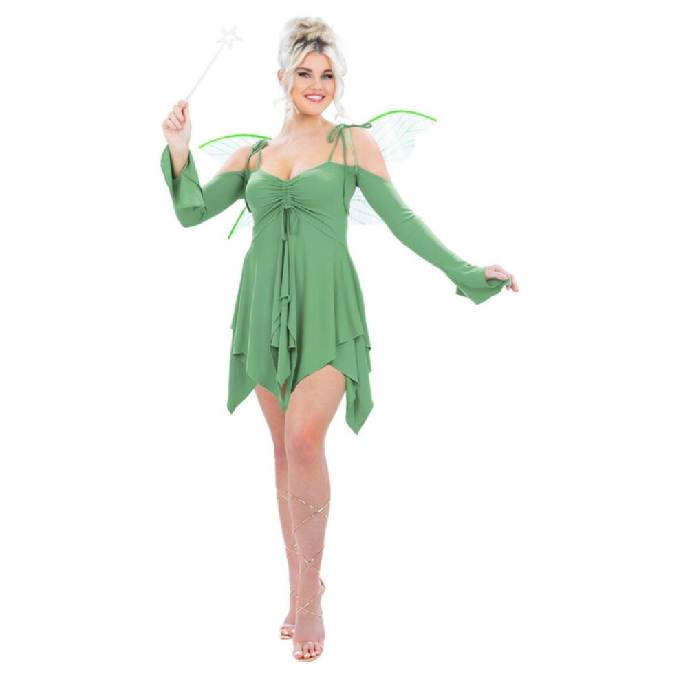 (XS, Turquoise) Smiffys Womens/Ladies Fairy Costume Set