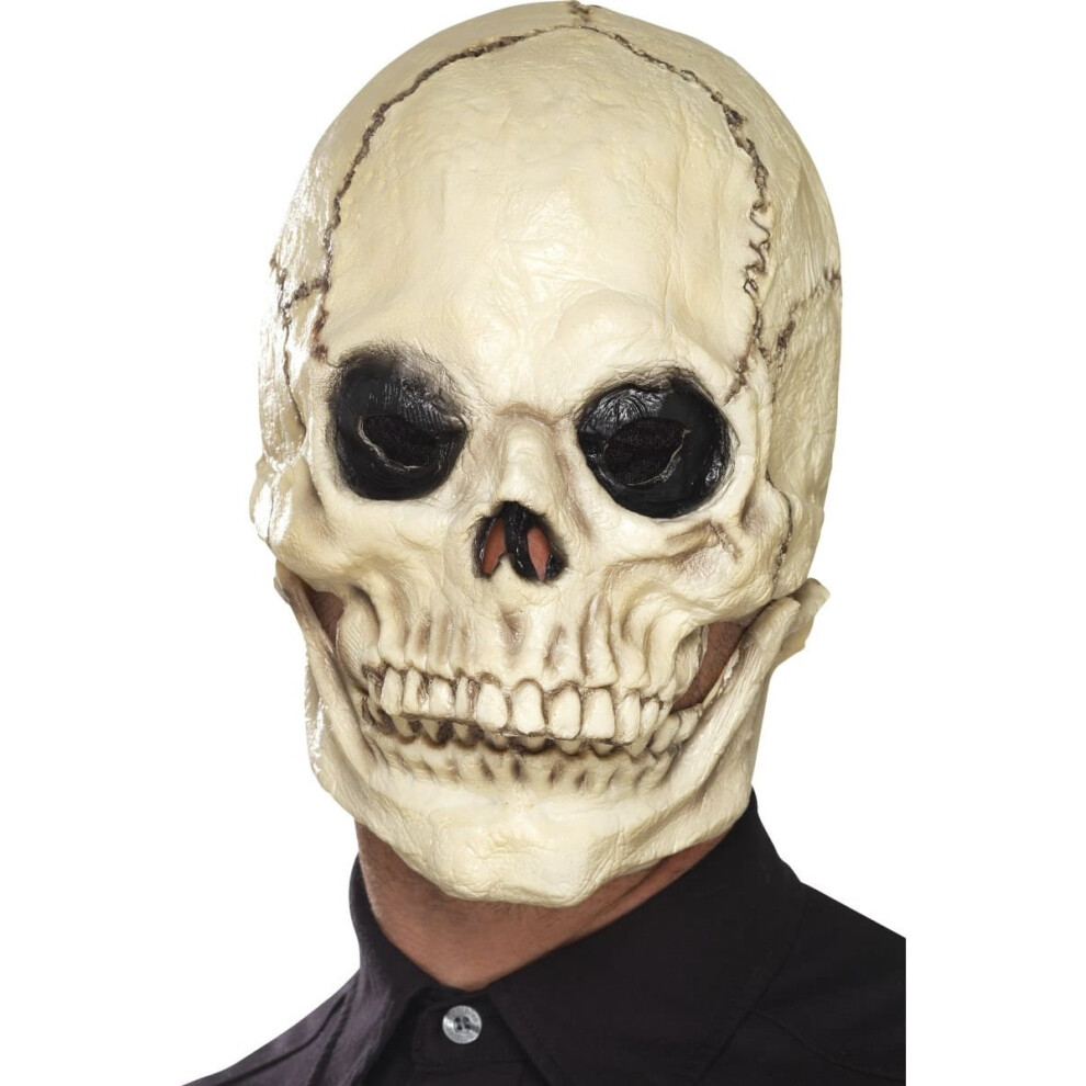 Smiffy's Unisex Adult Skull Latex Mask Not,Specified