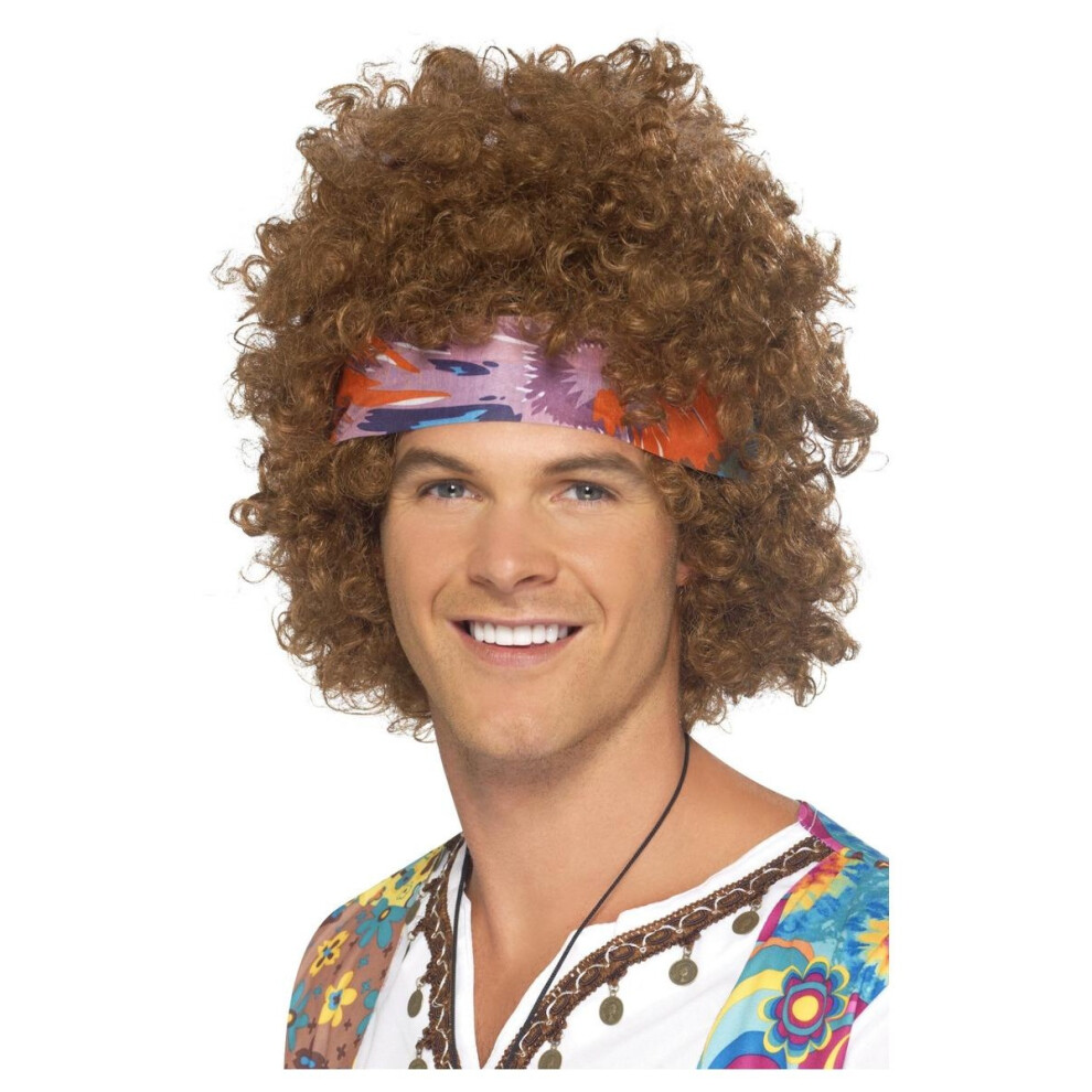 Smiffys Mens Hippie Costume Accessory Set