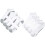 Reebok m?nds lavsk?rne sokker Pushion Performance Training White 8 par 1