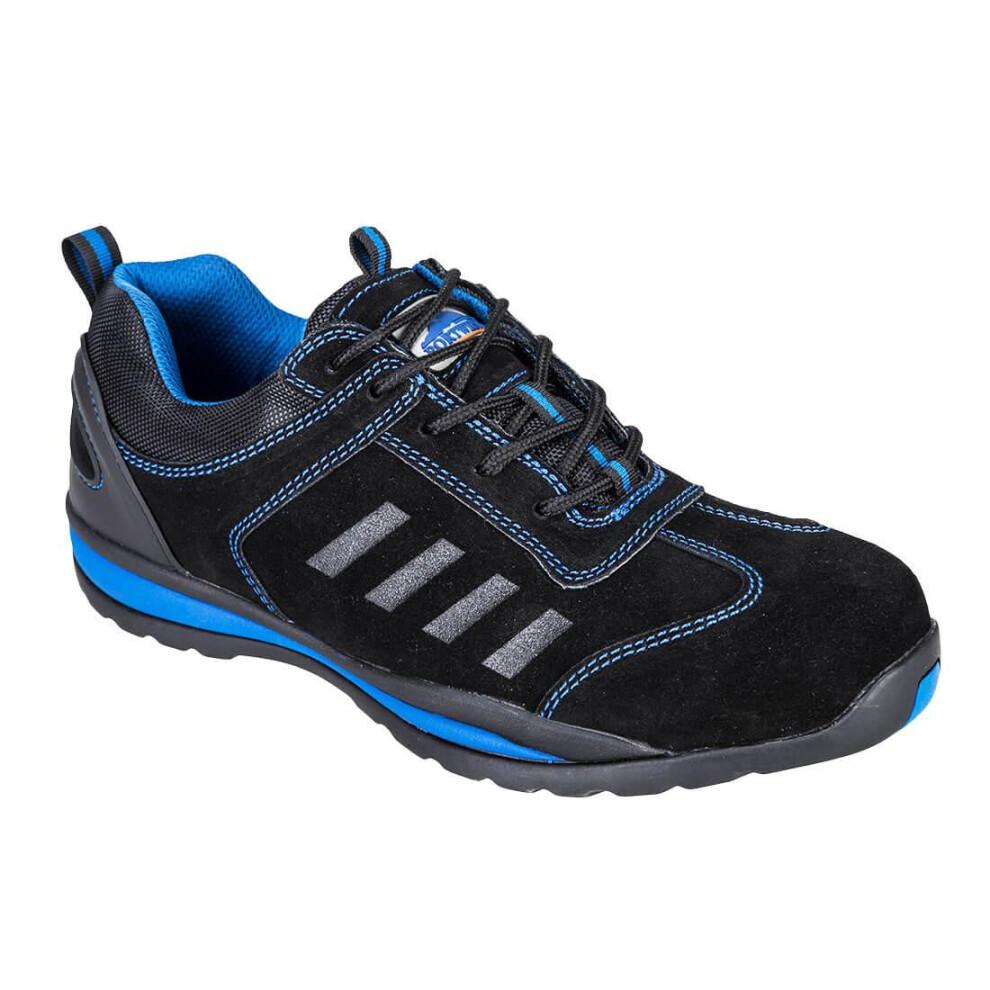 (4 UK, Blue) Portwest Mens Steelite Lusum Suede Safety Trainers