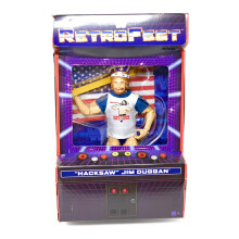 Exkluz vna akcn fig rka Jima Duggana z Hacksaw, ktor sa kon na RetroFeste od Wrestling WWE Elite.