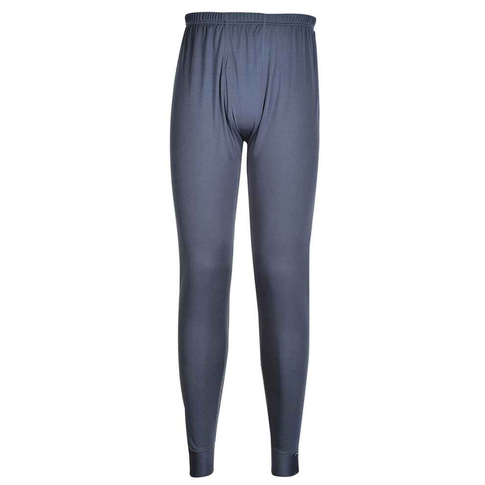 (S, Charcoal) Portwest Mens B131 Thermal Leggings
