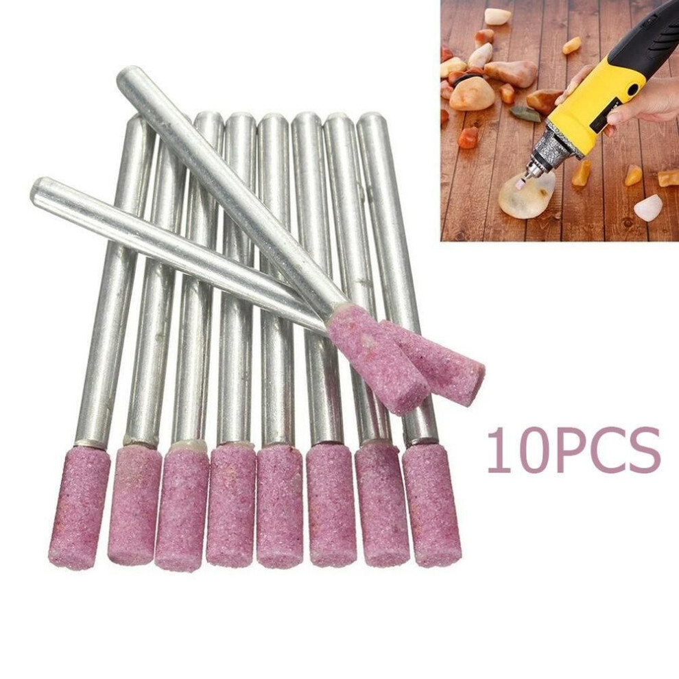 Power Tool-10pcs Mounted Grinding Stone Rotary Tool For Chain Saw Sharpening Grinding 4mm
