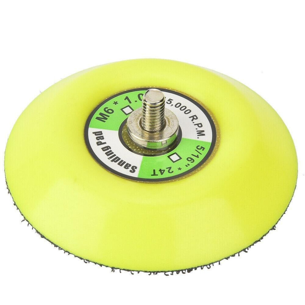 (3 inch) Power Tool-1""- 6"" Polishing Sanding Disc Backing Pads Hook And Loop For Pneumatic Sander