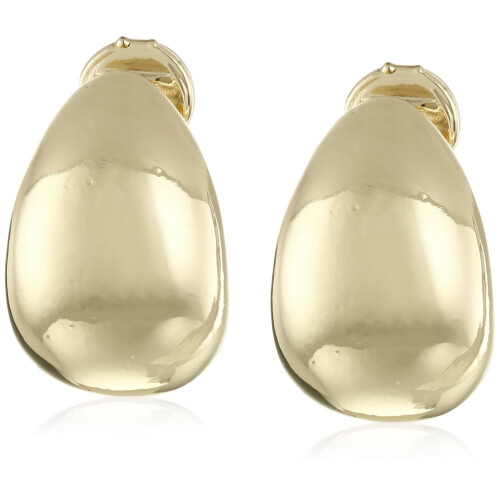 Calvin Klein Anne Klein Goldtone Clip Top Hoop Eareringe