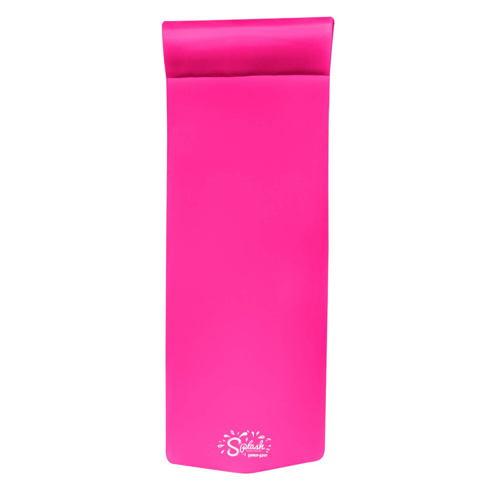 Tapis flottant en mousse ?paisse de 1,25 po pour piscine TRC Recreation Splash, rose flamant