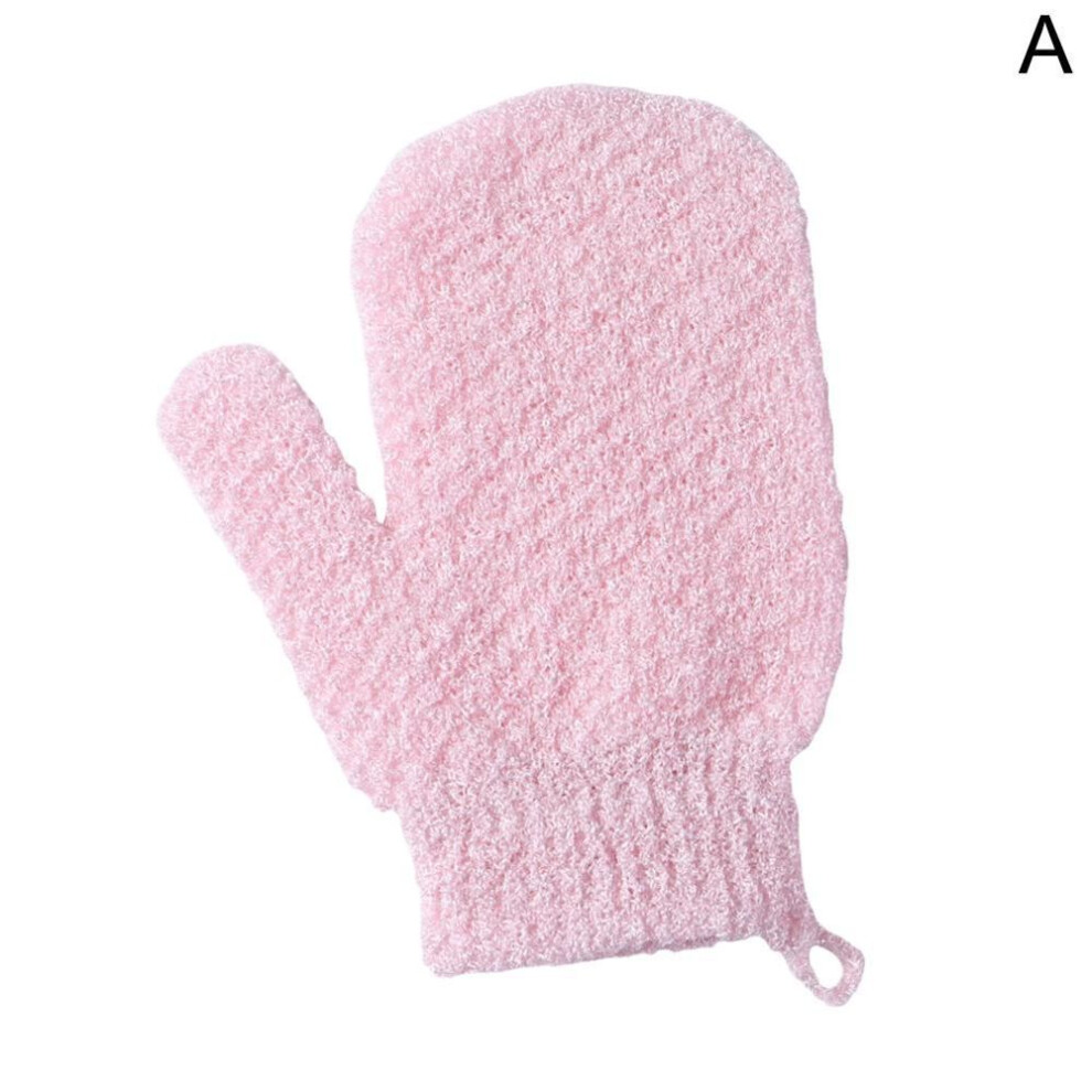 (pink-1pcs) 1pcs Bath Gloves Five Finger Bath Towel Powerful Decontamination Tool Exfoliation Coarse God Ho L7l3