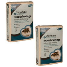 7.5kg (2 Bags) XL Animal Pet Bedding Wood Shavings
