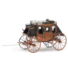 Fascinationer Metal Earth Wild West Stagecoach 3D Metal Model Kit