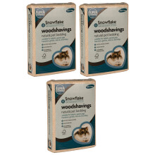 7.5kg (3 Bags) XL Animal Pet Bedding Wood Shavings