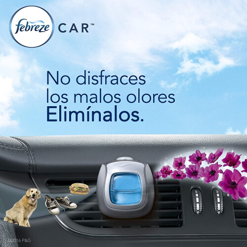 Febreze Febreze Αρωματικό Αυτοκινήτου, Σετ 5 Clips, Λινό & Ουρανός - έως 150 ημέρες 1