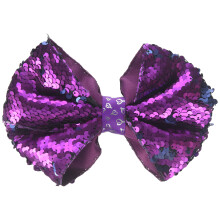 JoJo Siwa Pferdeschwanzhalter Schleife Lila Wendepaillette 1 Stck
