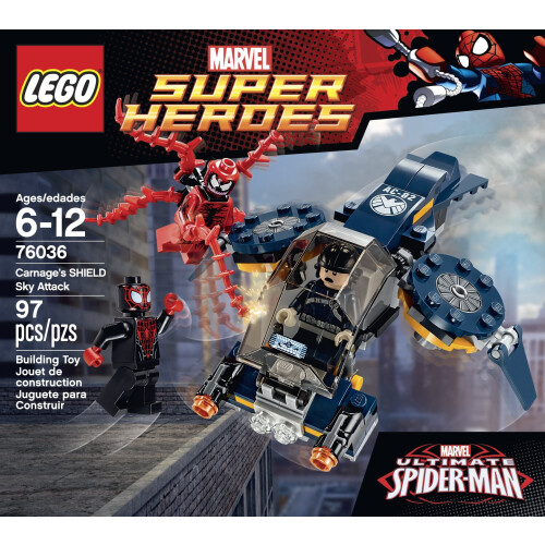 LEGO Kit de construction LEGO Super Heroes 76036 Carnage's Shield Sky Attack 1