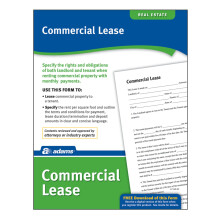 Adams Commercial Lease, Formulieren en Instructies (LF140), Wit