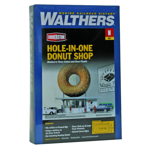 Walthers Cornerstone Κατάστημα Ντόνατ "Hole-In-One" 1.50" x 2.88" 2