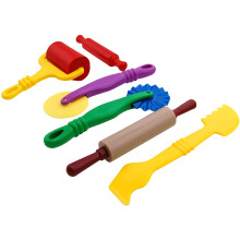MAGIKON Buntes Teigwerkzeug-Set fr Kinder, 6-teilig, multifunktional, passend fr kleine Hnde