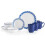 corelle cobalt circles 16-piece Dinnerware Set Service for 4 blue 1