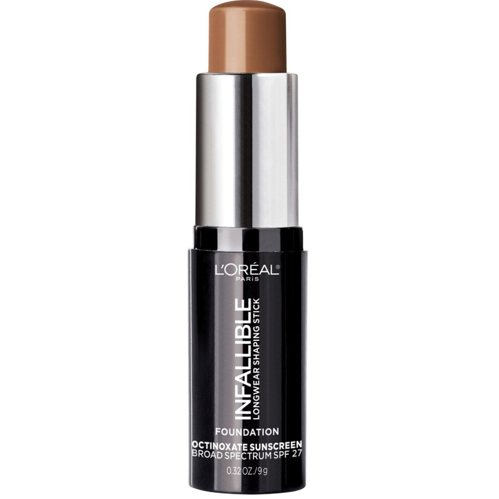 Continua Parigi Loreal Paris Makeup Infallible Longwear Shaping Stick Foundation, 411 Chestnut, 1 Tube, 0.32 Ounce
