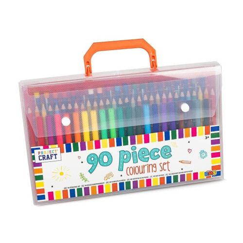 Project Craft 90 Piece Colouring Artist Set