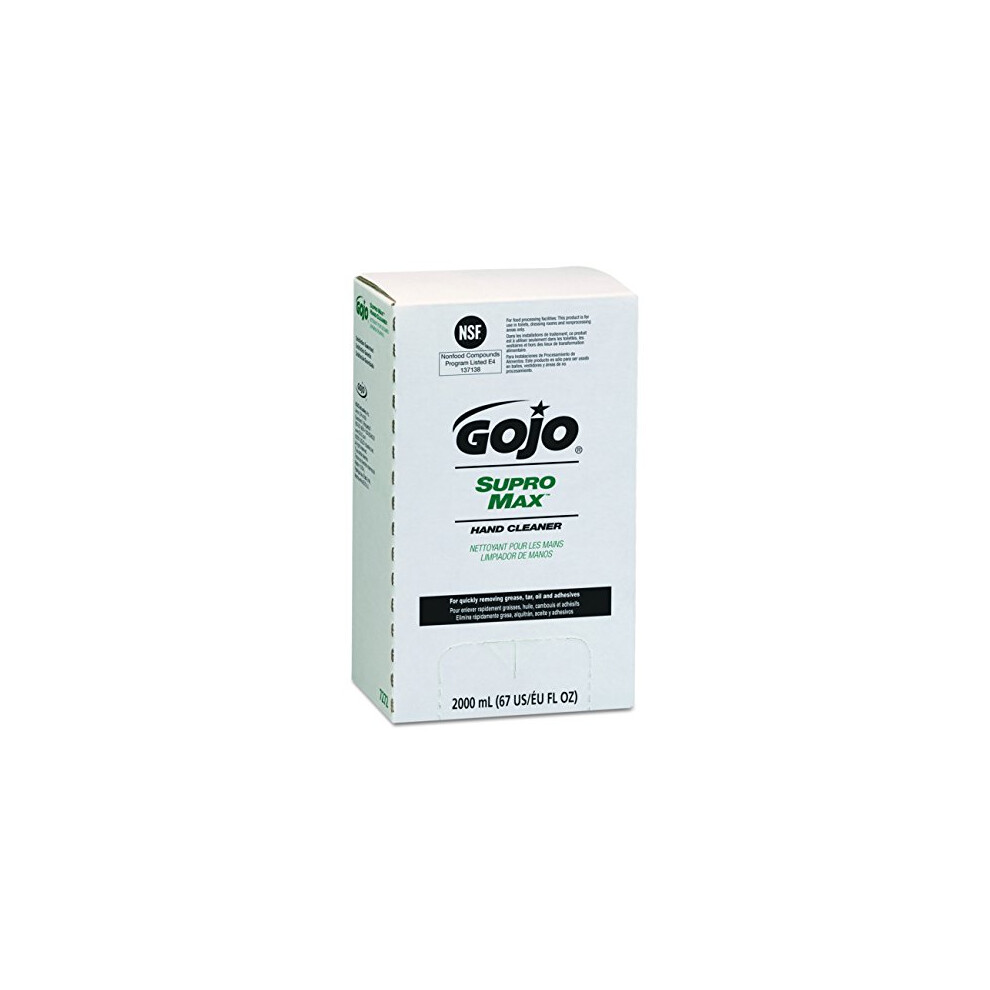 GOJO Supro Max Hand Cleaner  Unscented  2 000 Ml Pouch