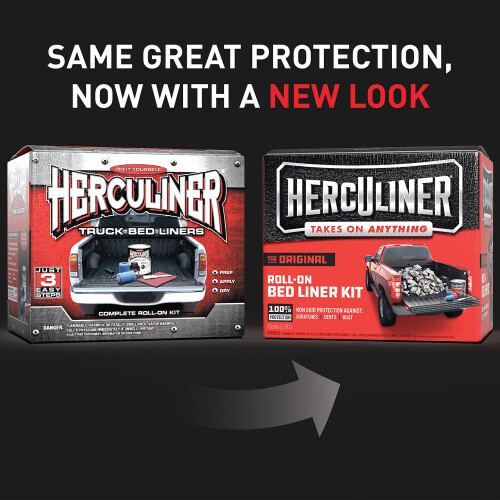 HERCULINER HCL1B8 Roll-on Bed Liner Kit Cern 1 Gal. 1