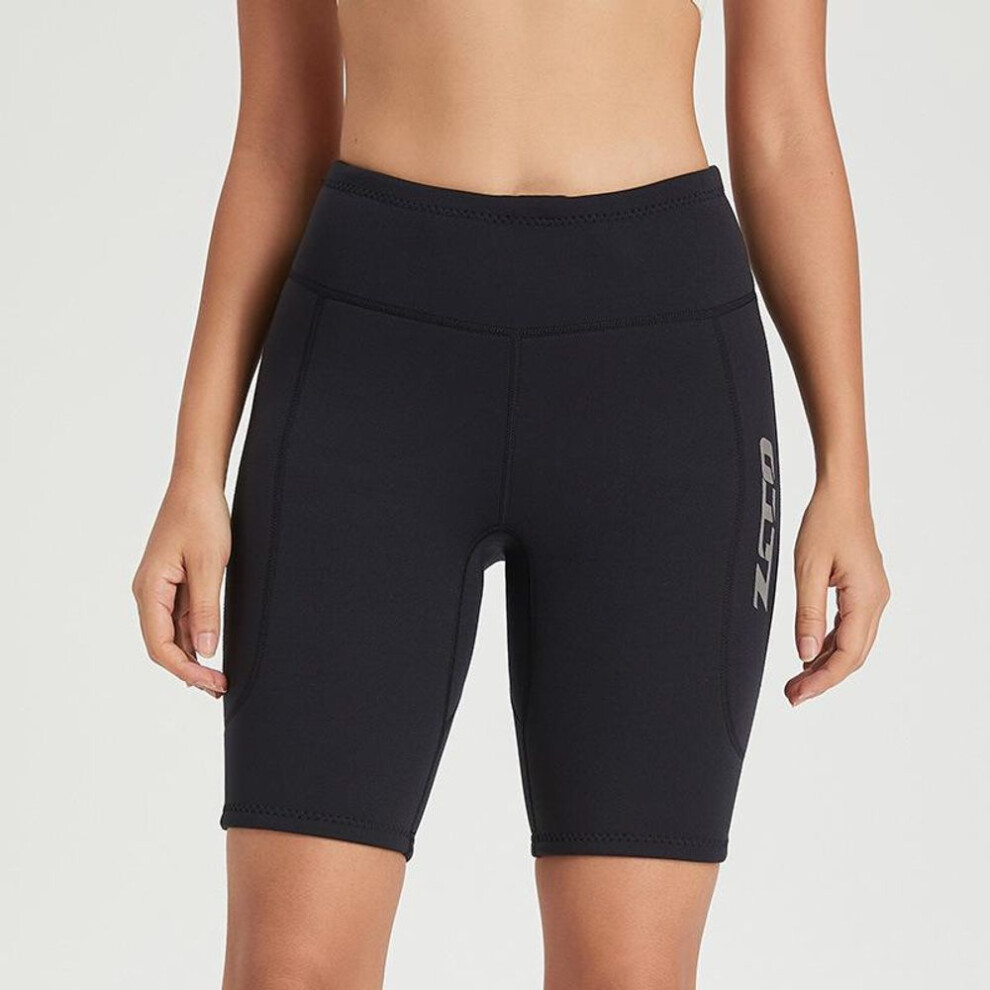 (as the picture, XS) Women's Wetsuit Short Pants 2mm Premium Neoprene Shorts Elastic Drawstring Keep Warm Sunscreen Diving Pants For Canoeing Surfing Diving Snorkeling