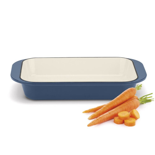 Cuisinart Cuisinart Cast Iron Roasting/Lasagna Pan  14""""  Enameled Provencial Blue 1