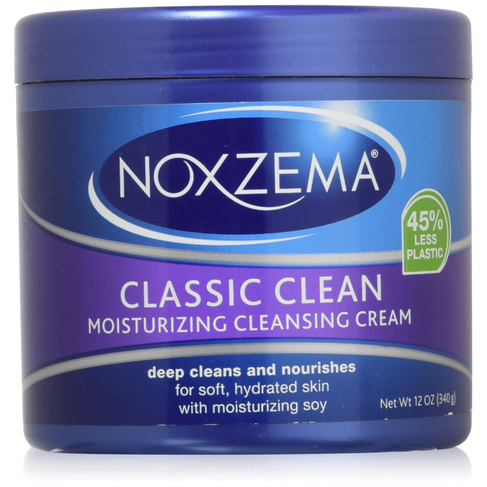 Photos - Facial / Body Cleansing Product Noxzema Classic Clean Moisturizing Cleansing Cream Unisex 12 Ounce  Numero di parte: B00GM9IG4U(Pack of 2)