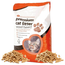 15L Premium Cat Litter Wooden Pellets Clean & Easy To Use