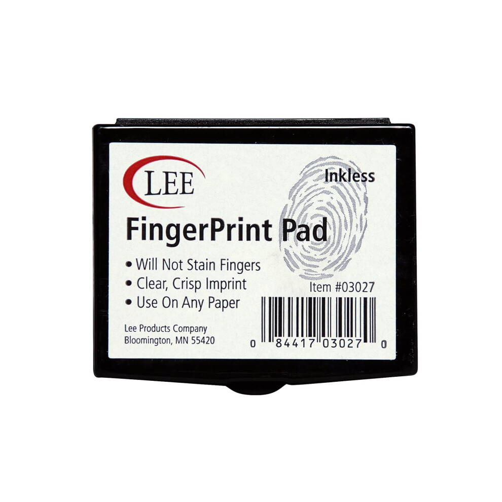 Lee Fingerprint Ink Pad  Black