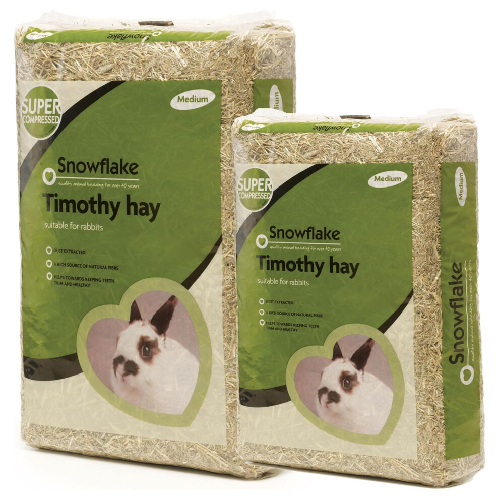 3 Bags (1.5kg) Timothy Hay Natural Fibre Grass Dust Extracted