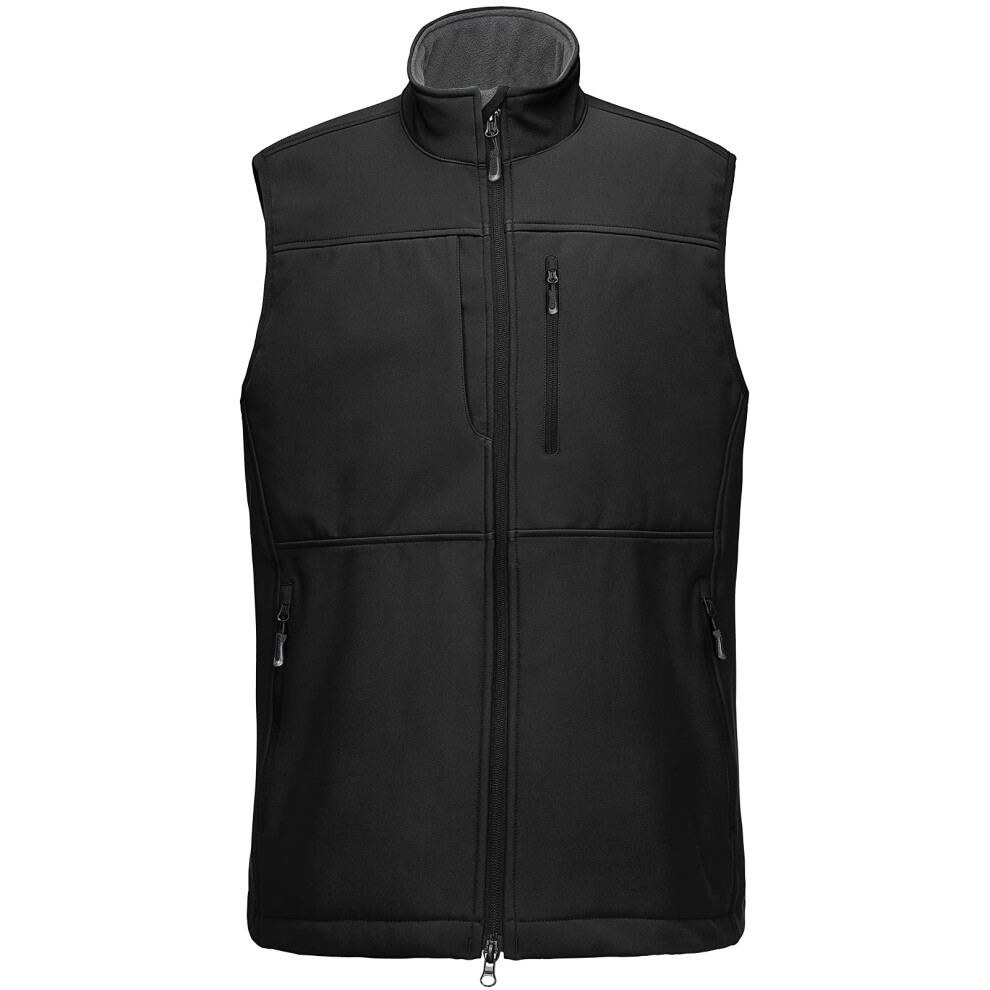 Gilet softshell l?ger pour homme de 33 000 pieds, v?tement d'ext?rieur avec fermeture ?clair, polaire