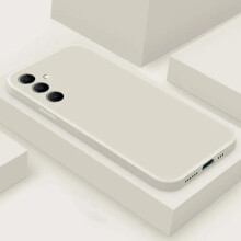 (white, Samsung Galaxy M34) Liquid Silicone Phone Case Soft Silicone Cover for Samsung Galaxy S23 FE S24 S24+ S24 Ultra M15 M35 A05 A05S A15 A35 A55 A25 4G 5G M34