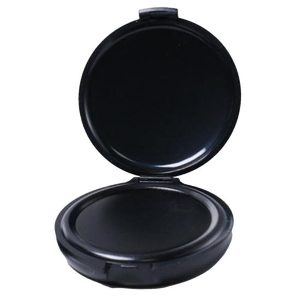 (black) Thumbprint Fingerprint Ink Pad Stamp Pad Waterproof Compact Size Portable Identification Security Fingerprint Black Stamp Ink Pad